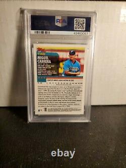 2000 TOPPS TRADED BASEBALL #T40 MIGUEL CABRERA PSA 9 HOF RC Hall Of Fame Rookie
