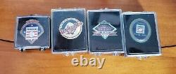 2001-2004 Baseball Hall Of Fame Induction Pins Limited Edition with box rare
