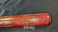 2001 Kirby Puckett Dave Winfield Mazeroski Baseball HOF Induction Bat 10/1000