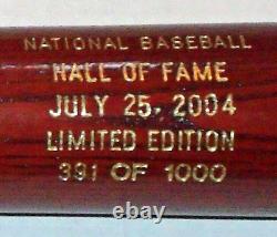 2004 Baseball Hall of Fame Induction Class Commemorative Bat A163