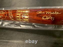 2004 HOF Hall of Fame Induction Baseball Bat #328/1000 Molitor, Eckersley