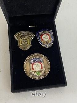 2004 Retro Baseball Hall of Fame Media Press Pins 1953, 1963 and 1970 Electees