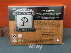 2005 Upper Deck Hall Of Fame Baseball Jim Bunning Auto & Patch #'d 10