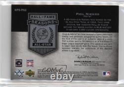 2005 Upper Deck Hall of Fame Seasons Silver /10 Phil Niekro Patch Auto HOF