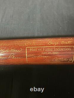 2007 Baseball Hall Of Fame Induction LS Bat Engraved LE SPECIAL HOF RIPKEN GWYNN