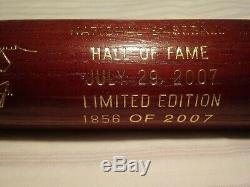 2007 Baseball Hall of Fame Induction Bat #1856/2007. Cal Ripken Jr. & Tony Gwynn