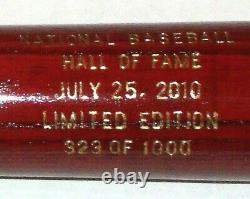 2010 Baseball Hall of Fame Induction Class Commemorative Bat