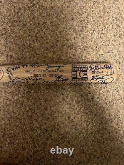 2011 Baseball Hall of Fame Induction Multi Signed Bat (50+ Autographs)