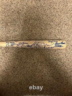 2011 Baseball Hall of Fame Induction Multi Signed Bat (50+ Autographs)