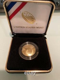 2014 Baseball Hall of Fame $5 Gold Uncirculated Coin US Mint Packaging