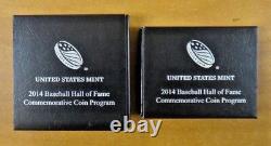 2014 Baseball Hall of Fame Commemorative Silver Dollar and Half Dollar