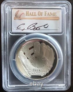 2014 CRAIG BIGGIO $1 Silver Dollar PR70DCAM PCGS Baseball Hall Of Fame