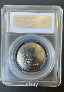 2014-D Baseball Hall of Fame 50c First Strike PCGS MS70 Silver Mint