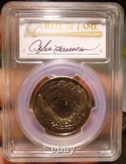 2014-D Baseball Hall of Fame Half Dollar PCGS MS69 Signed ANDRE DAWSON