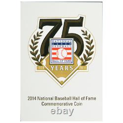 2014-P $1 Proof National Baseball Hall of Fame Silver Dollar NGC PF70UC ER