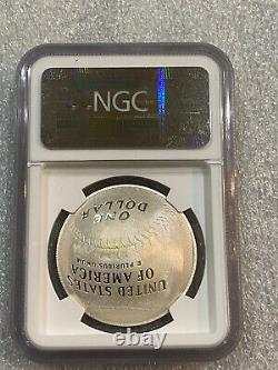 2014 P Baseball Hall of Fame Silver $1 Dollar NGC PF70 UCAM Wade Boggs Label