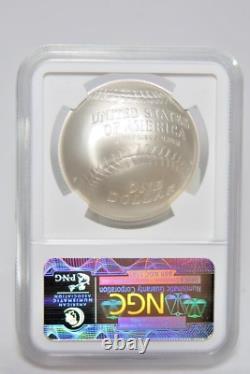 2014-P Baseball Hall of Fame Silver Dollar- MS 70 Early Release Free USA Ship