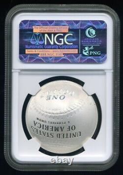 2014-P Baseball Hall of Fame Silver Dollar NGC PF70 ULTRA CAMEO Early Releases