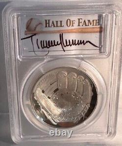 2014-P PCGS PR70DCAM Randy Johnson signed Baseball Hall of Fame Silver $1 Coin