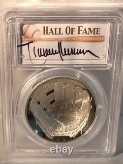 2014-P PCGS PR70DCAM Randy Johnson signed Baseball Hall of Fame Silver $1 Coin