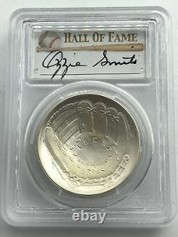 2014 PCGS MS70 $1 Silver Ozzie Smith Baseball Hall of Fame Coin