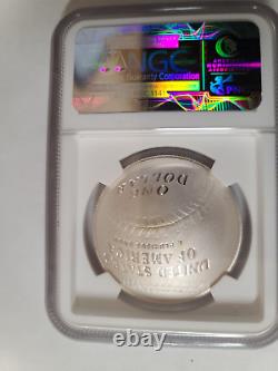 2014 USA $1 Baseball Hall of Fame Cal Ripken Jr. One Dollar Silver Coin NGC MS70