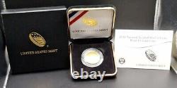 2014-W Gold BASEBALL HALL OF FAME, PROOF $5 GOLD COIN FROM US MINT, COA