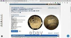 2014 W Gold & Silver Baseball Hall of Fame 2 Piece Set NGC PF70UCAM Mercanti