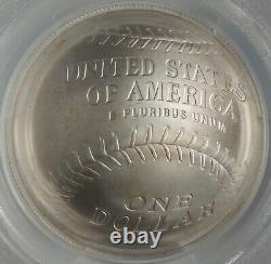 2014-p $1 Baseball Hall Of Fame Commemorative Silver Dollar Pcgs Ms70 #44614779