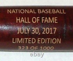 2017 Baseball Hall of Fame Induction Class Commemorative Bat