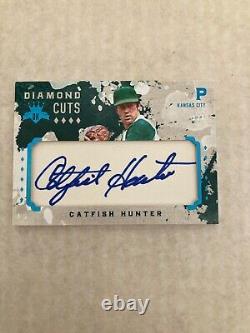 2017 Diamond Kings #DC-CH A's CATFISH HUNTER Autograph AUTO Hall of Fame HOF 1/5