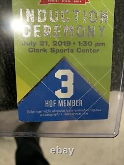 2019 Baseball Hall Of Fame Induction Ticket RARE Mariano RIVERA Cooperstown Hof
