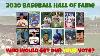 2020 Baseball Hall Of Fame Ballot Rookie Cards 32 Plus Our Votes Who Would You Vote For