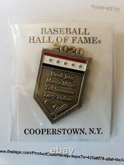 2020 Baseball Hall of Fame Induction Year Derek Jeter Yankees Pin stamp cancel