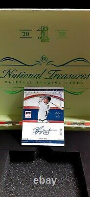2020 Chipper Jones Hall Of Fame AUTO 01/10 PERFECT