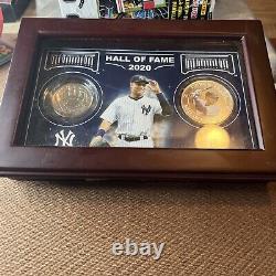 2020 DEREK JETER HALL OF FAME INDUCTION COMMEMORATIVE SET By THE DANBURY MINT