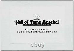 2020 Leaf Hall of Fame Baseball Cut Signature Edition Hobby Box