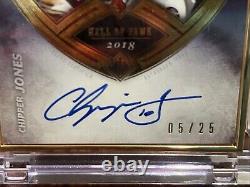 2020 Topps Transcendent Chipper Jones Hall of Fame Auto 5/25 #THOF-CJ ATL Braves