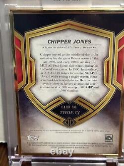 2020 Topps Transcendent Chipper Jones Hall of Fame Auto 5/25 #THOF-CJ ATL Braves