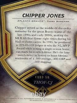 2020 Topps Transcendent Chipper Jones Hall of Fame Auto 5/25 #THOF-CJ ATL Braves