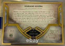 2020 Topps Transcendent Mariano Rivera Hall of Fame Gold Auto #7/25 Yankees
