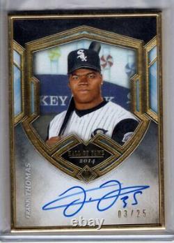2020 Transcendent Hall of Fame Auto FRANK THOMAS Gold Frame AUTOGRAPH /25 Topps