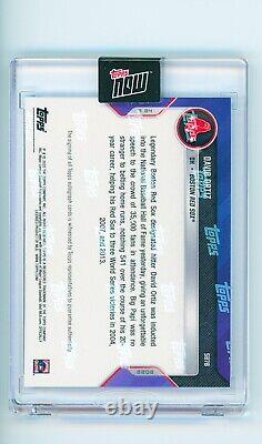 2022 Topps Now David Ortiz Hall of Fame BLUE Autograph /49 Boston Red Sox Auto