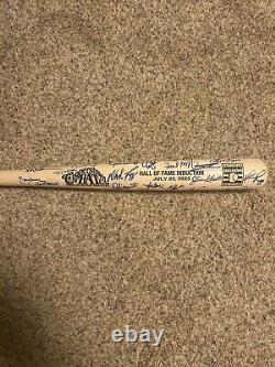 2023 Hall Of Fame Signed Bat Multiple Signatures (50+) Signatures