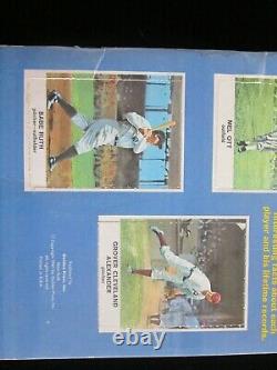 33 Unsigned Cards 1961 Golden Press Hall of Fame Baseball Stars Booklet COMPLETE