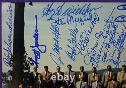 37 Hof Autographs 1993 Baseball Hall Of Fame 54th Reunion Signed 8x10 Photo