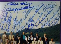 37 Hof Autographs 1993 Baseball Hall Of Fame 54th Reunion Signed 8x10 Photo