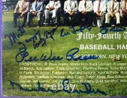 37 Hof Autographs 1993 Baseball Hall Of Fame 54th Reunion Signed 8x10 Photo