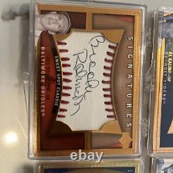 5 Sweet Signature Hall Of Fame Baseball Cards