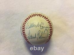 500 Home Run Club Autographed Baseball 11 Hall Of fame Signatures JSA/COA